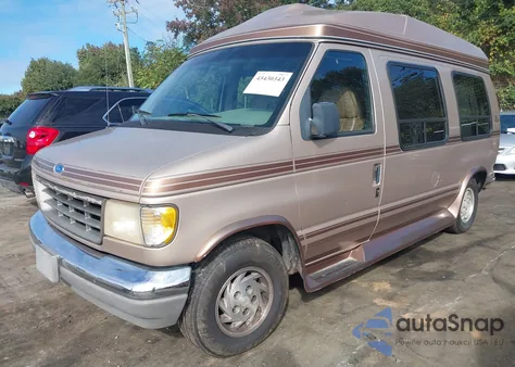 1993 Ford Econoline E150 Van z USA, uszkodzony, nr VIN 1FDEE14H8PHA16631